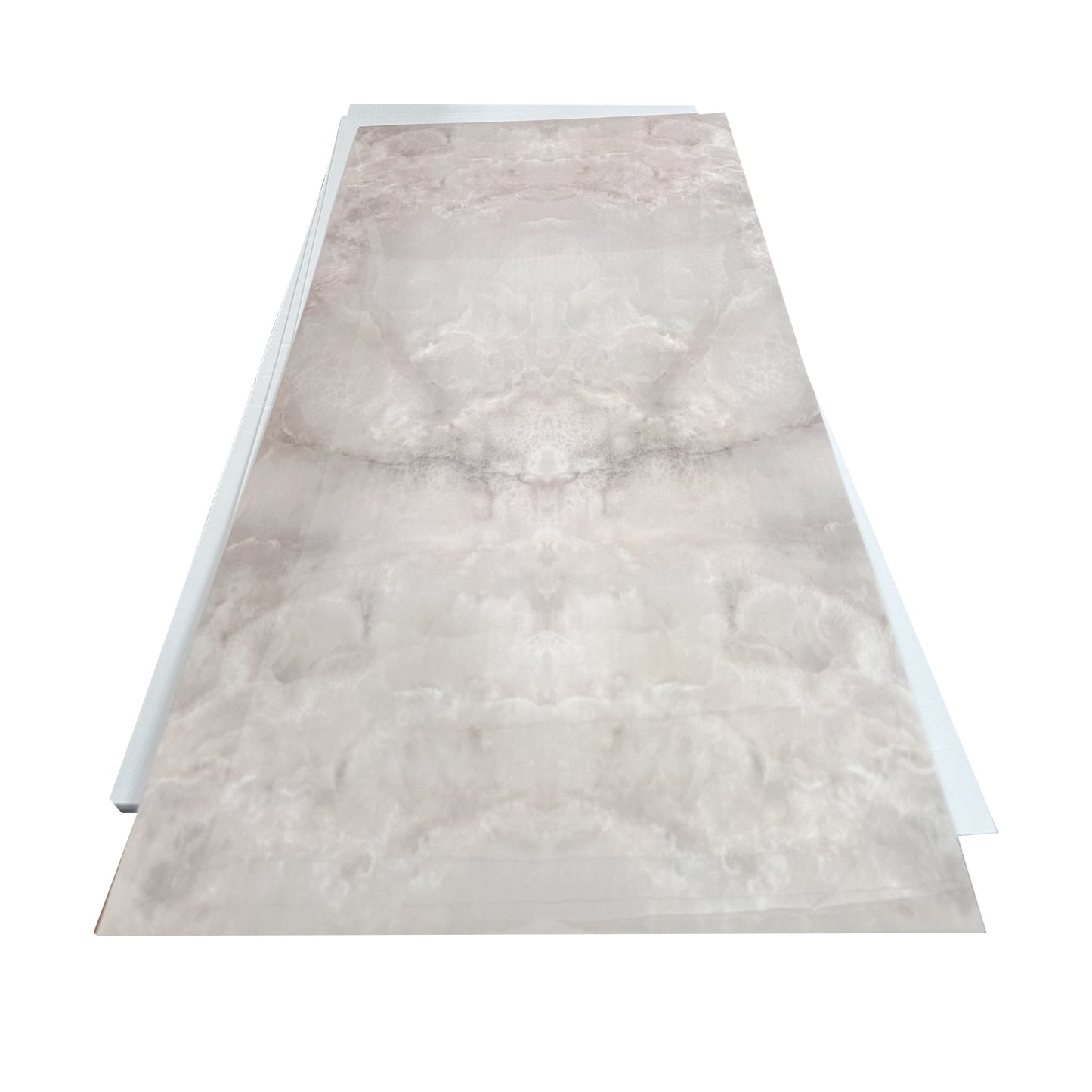 10 laminas adhesivas tipo Mármol beige de 80 cm x 40 cm