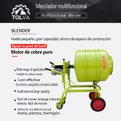 Trompo, betonera 400 lts, 4 HP