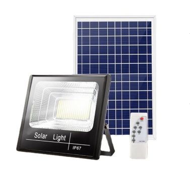 Luz interior-exterior solar 200 W con panel y control remoto